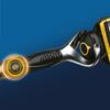 Бритва Gillette 2024 ProShield Yellow Power с ручкой и лезвием 4 шт., 1 комплект, корейское лезвие