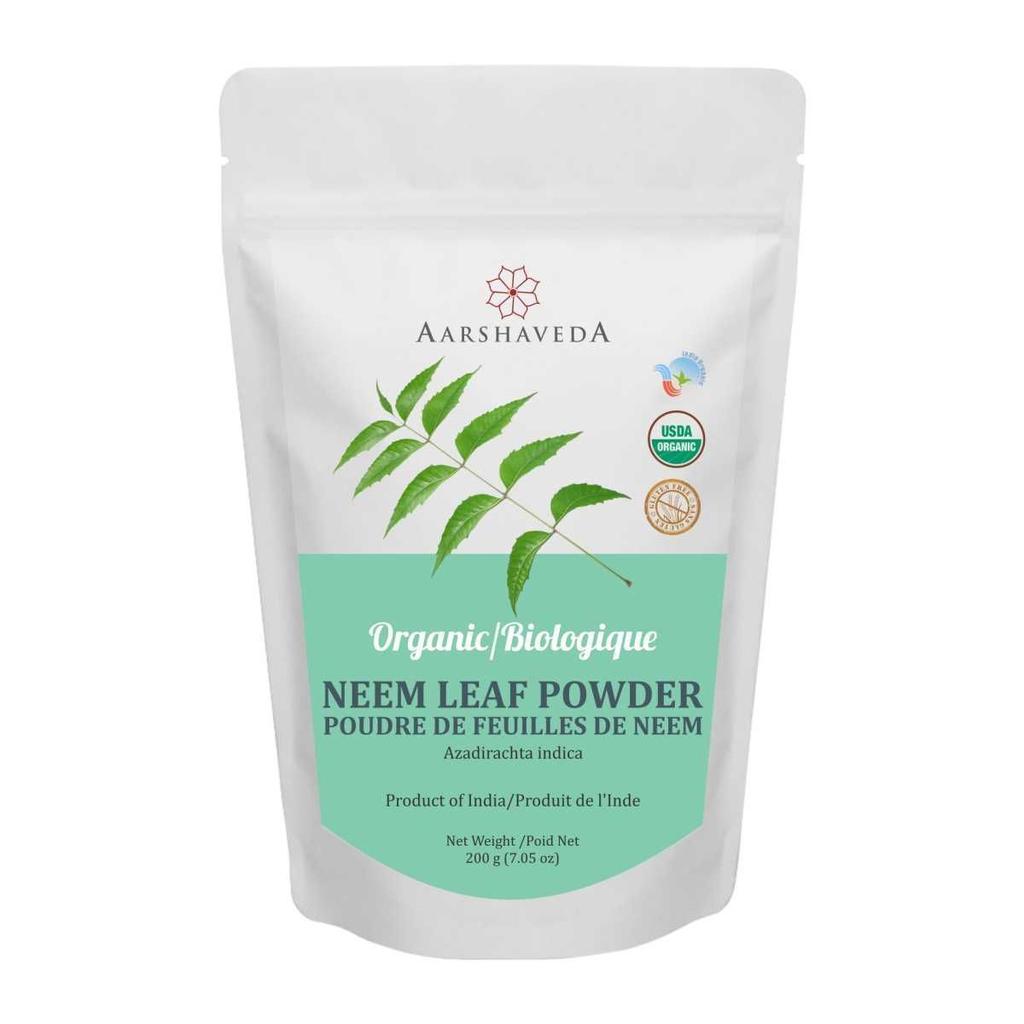 Порошок листьев Нима (200 г), Neem leaf Powder, Aarshaveda