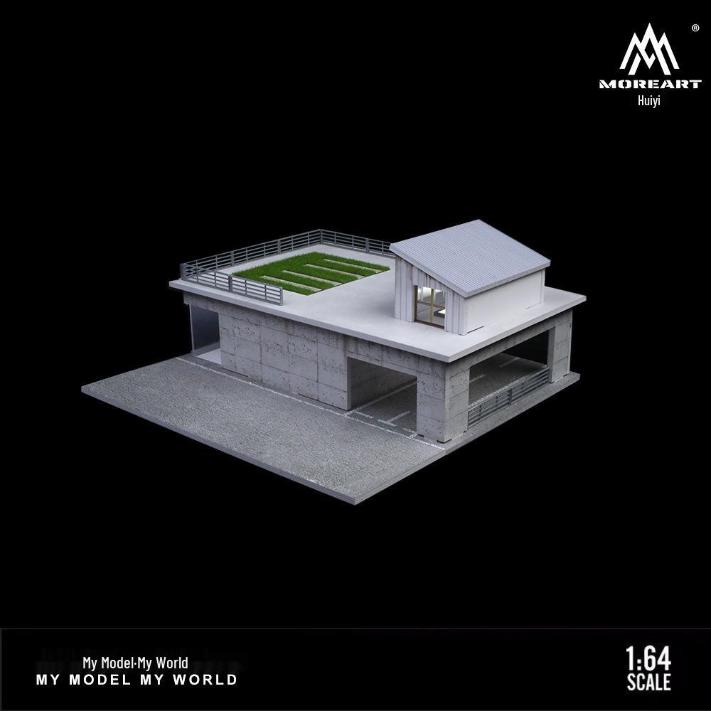 Модель сцены зимнего сада в масштабе 1/64