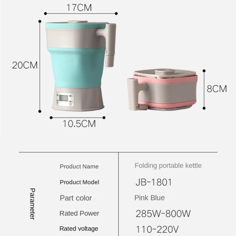 Folding Silicone Kettle Touch Insulation Kettle Electric Kettle Portable Global Travel