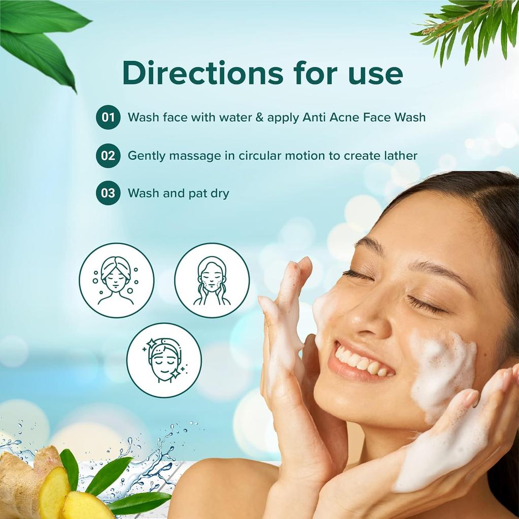 Sri Sri Tattva Shuddhta Ka Naam Anti Acne Face Wash 60ml XPack of 5 for Oily Skin & Blemishes