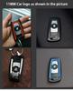 BMW Логотип Брелок для ключа автомобиля Эмблема Значок Наклейка из износостойкого материала и высокотемпературной запекаемой краски