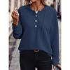 YYFS Женская мода повседневная весна осень однотонные принты с длинным рукавом с капюшоном блузки и рубашки