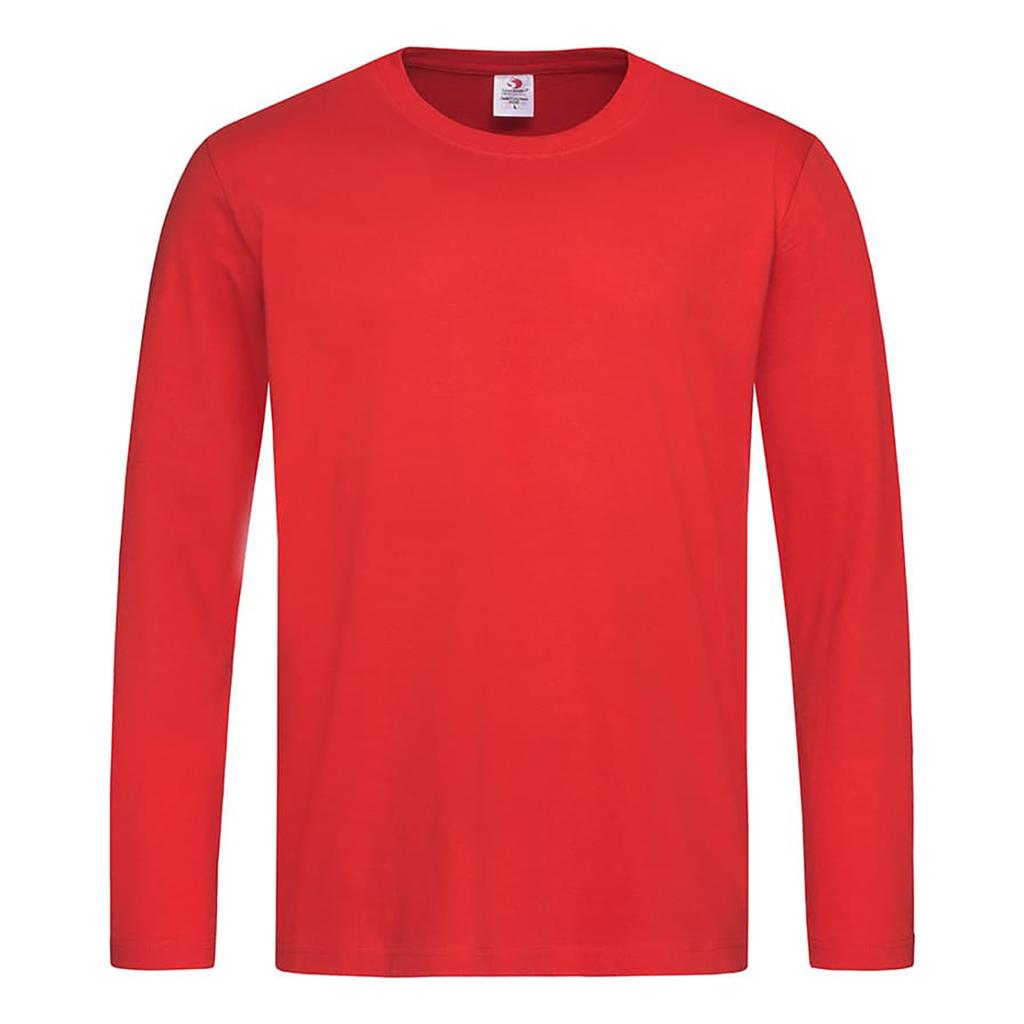 Мужская классическая футболка с длинными рукавами Stedman