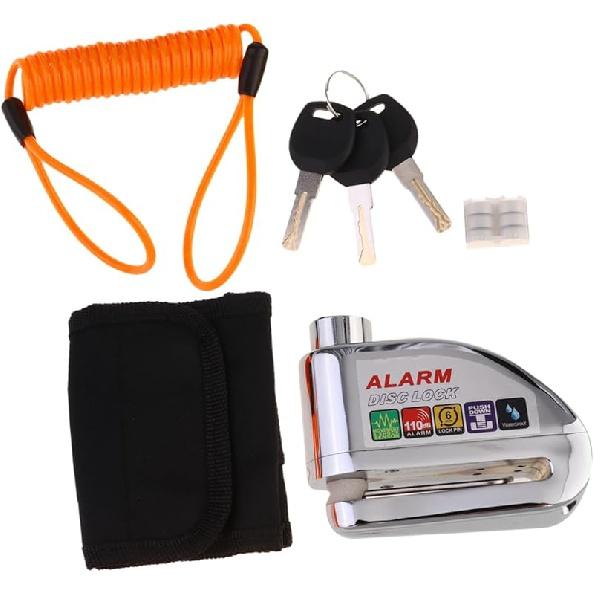 Balacoo 1 Set Disc Brake Lock for Motorcycle Bike Alarm Lock Movie Night Decorations Motorcycle Wheel Padlock Security Motorcycle Lock Motorcycle