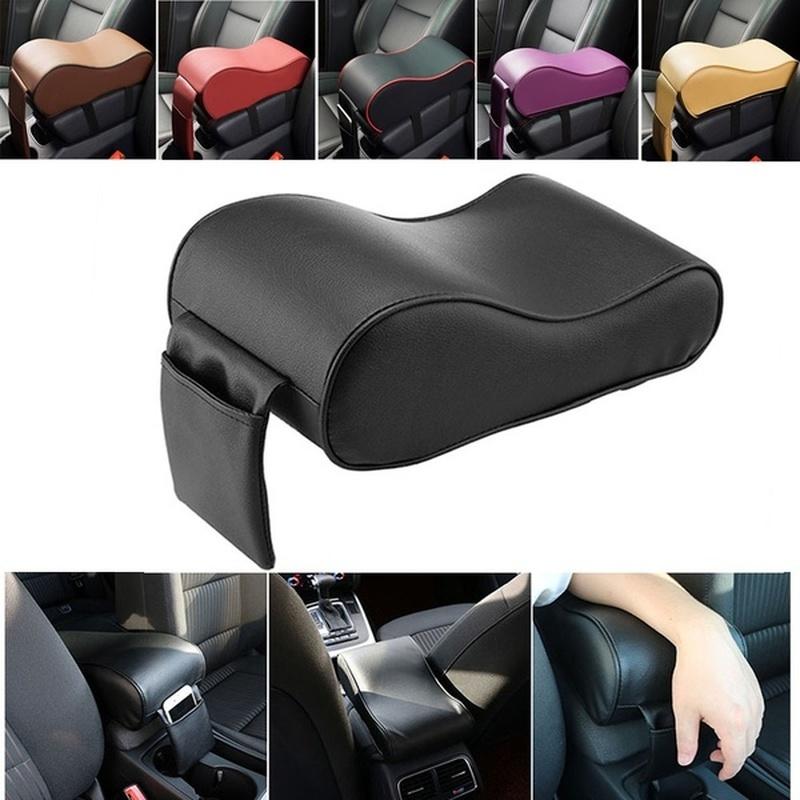 Универсальный кожаный подлокотник для автомобиля, подлокотники для автомобиля, подлокотник для центральной консоли, подлокотник для сиденья