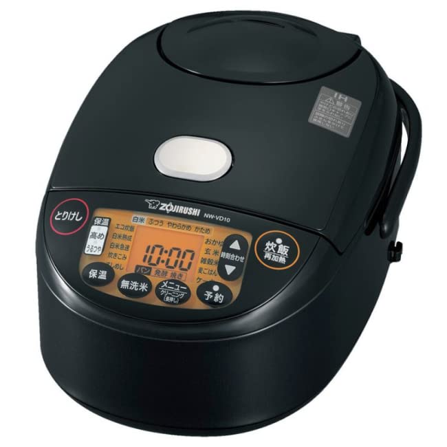 ZOJIRUSHI Zojirushi IH рисоварка Extreme Cooking Black (5,5 стаканов), NW-VD10-BA