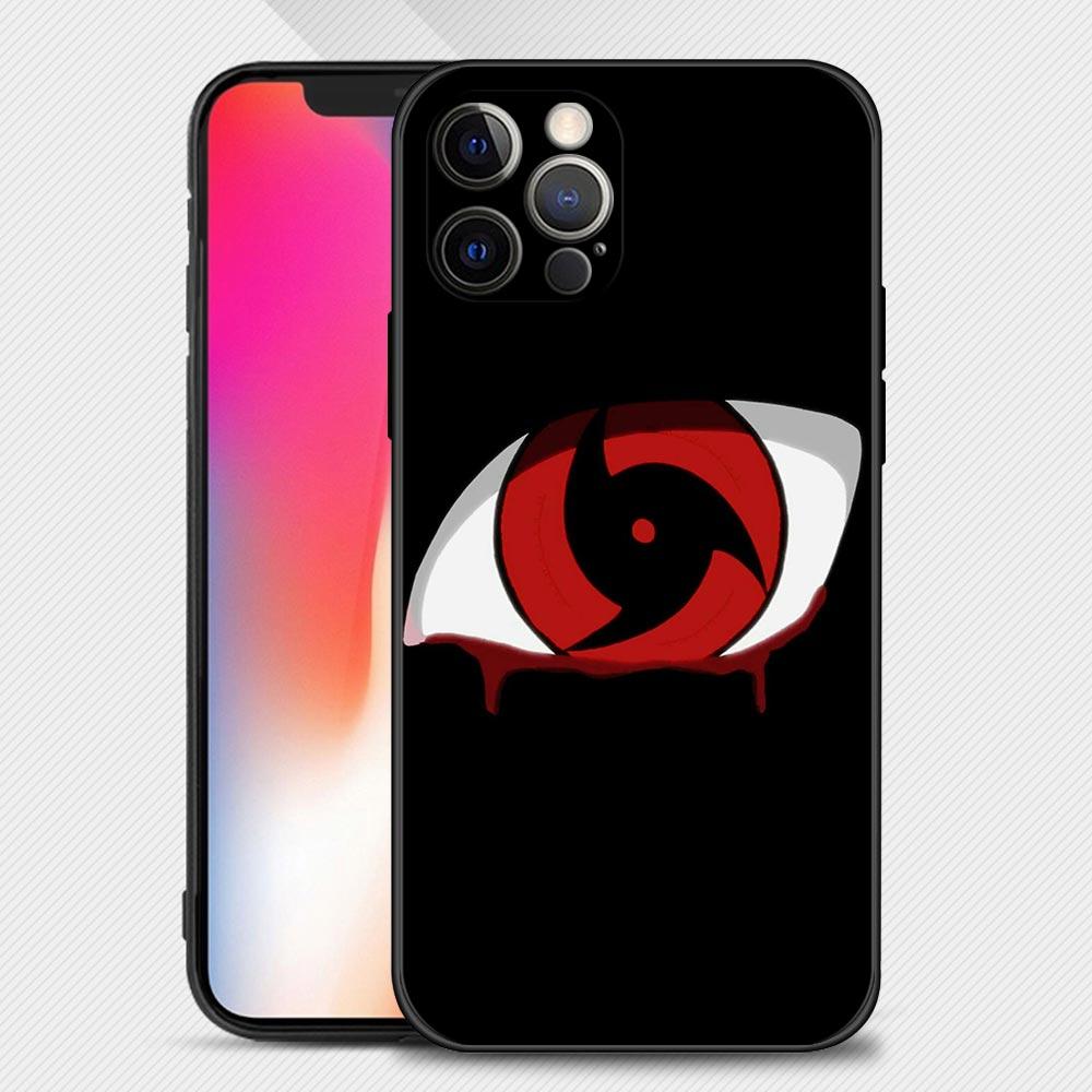 Чехол для Apple iPhone 13 12 11 Pro Max 13 12 Mini XS Max XR X 7 8 6 6S Plus 5 5S SE 2020 Аниме Узумаки Наруто Красный Учиха Саске