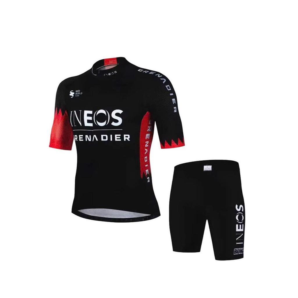 Унисекс Командная версия Дышащий Быстросохнущий Велокомплект - Короткий рукав