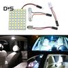 DYS Auto Shop SMD 48LEDs T10 4W 12V Белый свет Автомобильная внутренняя панель Подсветка купольной лампы Лампа