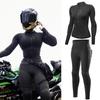 Wosawe Женская мотоциклетная одежда Облегающая Высокоэластичная Мотоциклетная Рубашка Брюки Защитный Костюм с Мягкой Защитой Всего Тела