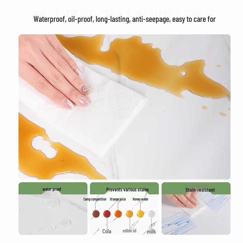 2026 Fireproof & Heat-Resistant Marble Sticker for Kitchen Tiles, Counters & Stoves