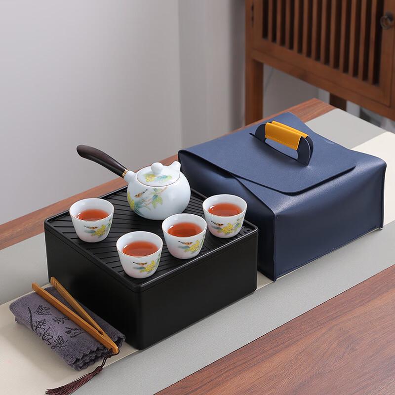Qingbai Porcelain Portable Tea Set