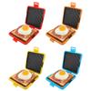 Микроволновая печь для приготовления сэндвичей Toastie Тостер для микроволновой печи с регулируемыми силиконовыми ремнями Без электричества