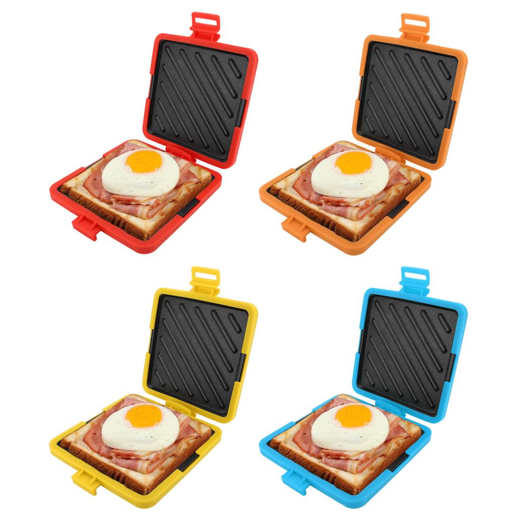 Микроволновая печь для приготовления сэндвичей Toastie Тостер для микроволновой печи с регулируемыми силиконовыми ремнями Без электричества