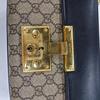 [Pre-Owned] Padlock Moonlight Treasure Box Series Metal Lock Logo Canvas And Leather Crossbody Bag Small - Good #BEMNT5