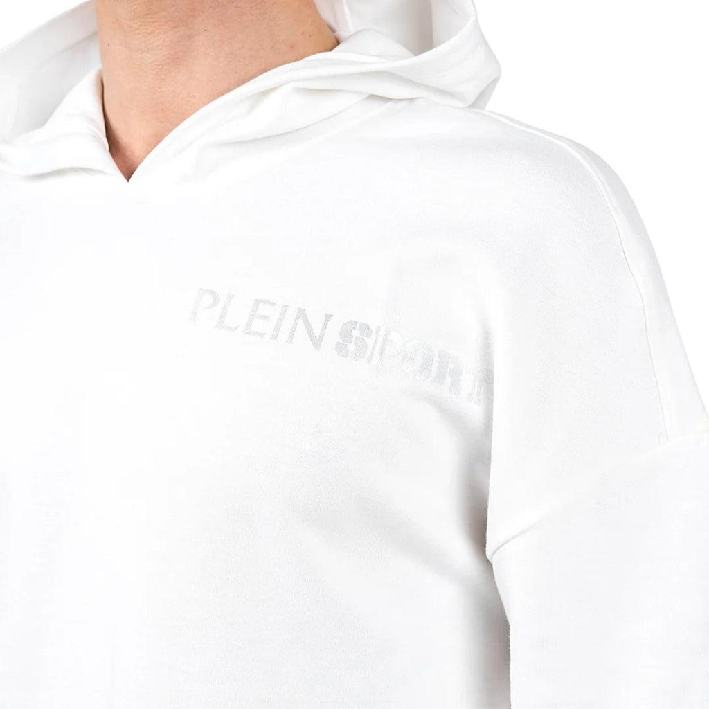 Plein Sport Mens Logo Back Print Hoodie