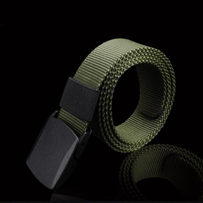 Men's Outdoor Sports Nylon Waistband Canvas Web Belt