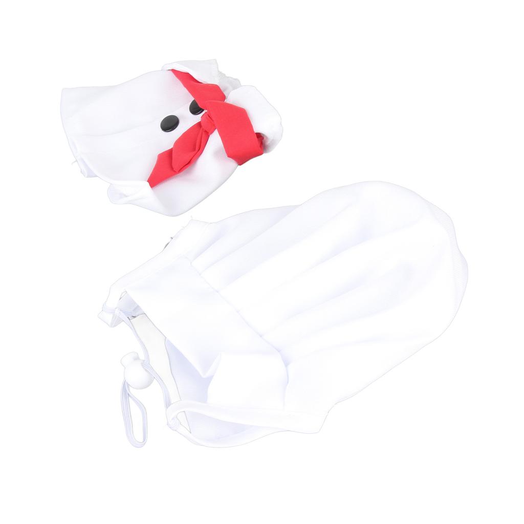 Костюм шеф-повара для домашних животных, милый, стильный, размер регулируется, моющаяся одежда для домашних животных, шляпа и накидка для кошек и собак, M