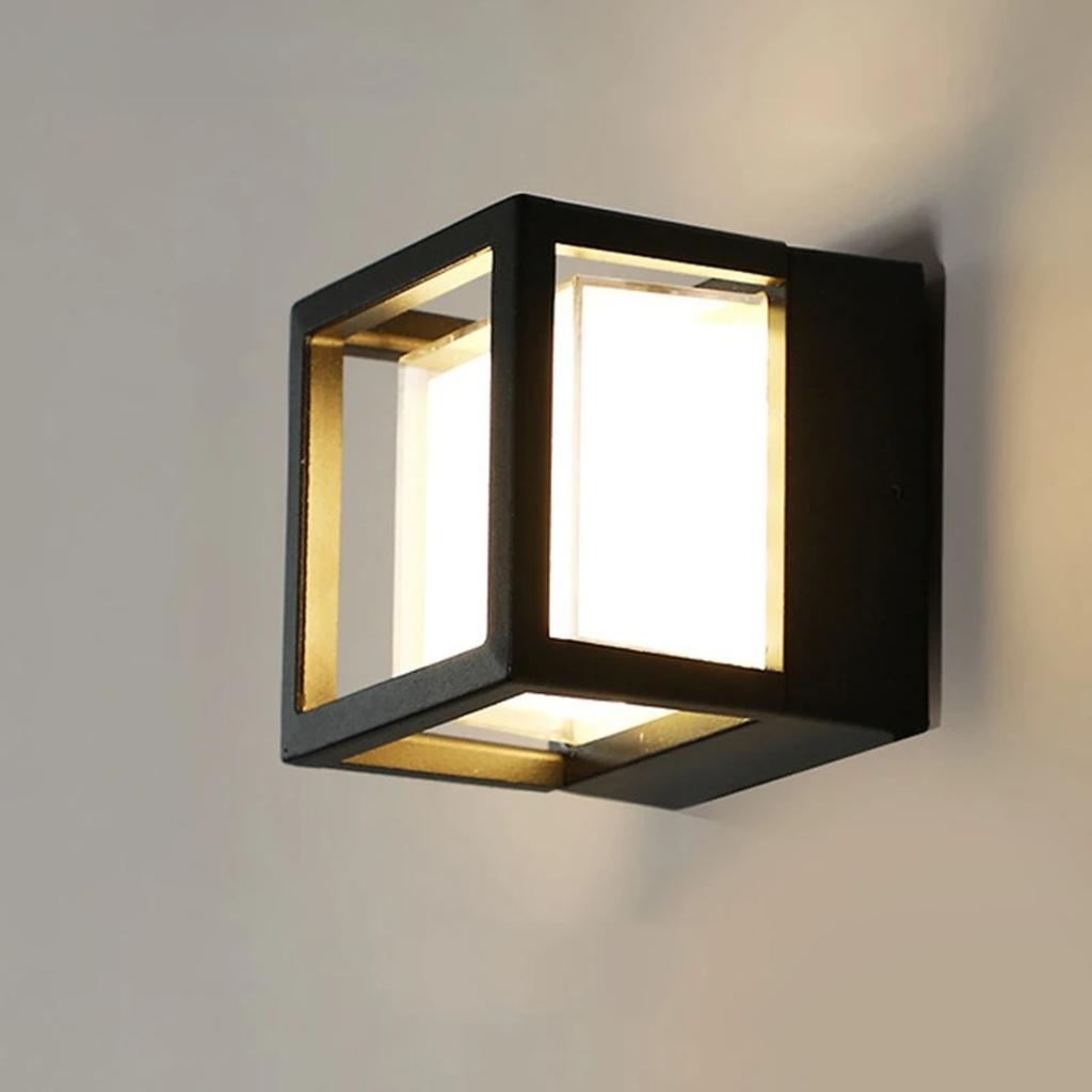 COOINJOY Outdoor Motion Sensor Wall Light 12W Waterproof IP65 Garden Porch Lamp Villa Gateway Post Lawn Landscape Lighting