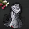 LaMaxPa 2019 New Soft Women Gradient Silk Scarf Autumn Winter Long Bandana Shawls and Wraps Female Hijab Luxury Echarpe Pashmina