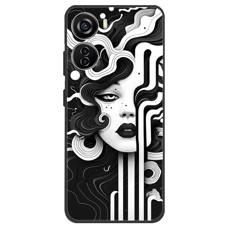 For ZTE Nubia Neo 5G Case Silicone Luxury Space Soft Bumper for ZTE Nubia Neo 5G Phone Cover TPU Funda Nubia Neo Fashion Bag