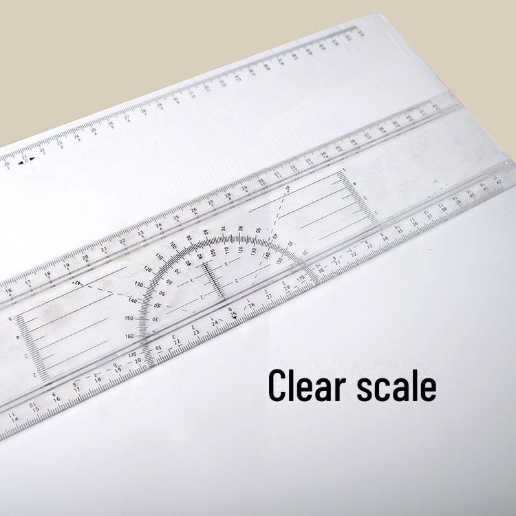 Белая доска со шкалой и полукруглым инструментом — стираемая доска объявлений о встречах для учителей и художников
