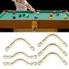 6Pcs Iron Pool Table Pocket Brackets 14CM Billiards Net Corner Billiards Corner  Web Net Bags