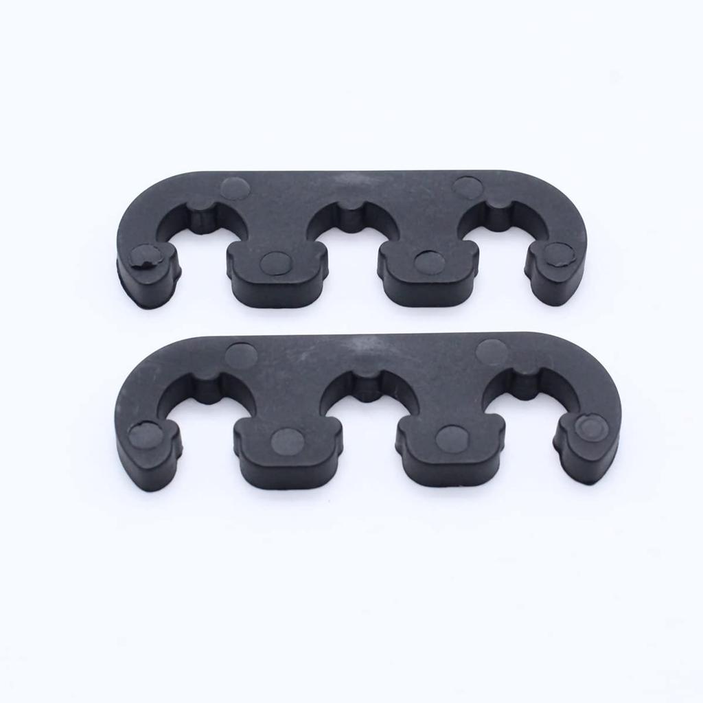 Shufearo 7Mm 8Mm Plastic Spark Plug Wire Separator Divider Loom for Universal Black Separator Divider