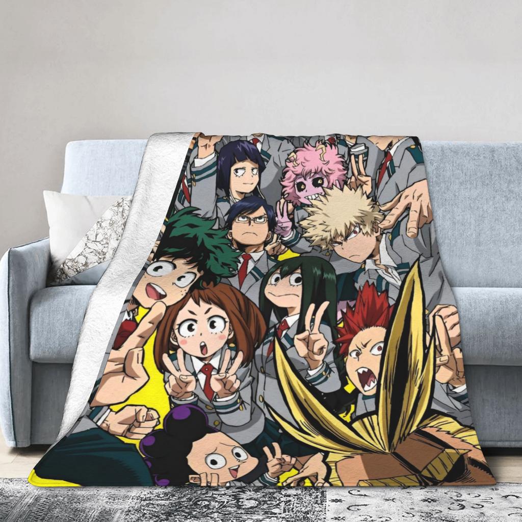 Даби Пледы Академия Аниме Манга Шерсть Потрясающие Мягкие Пледы для Дома Осень/Зима