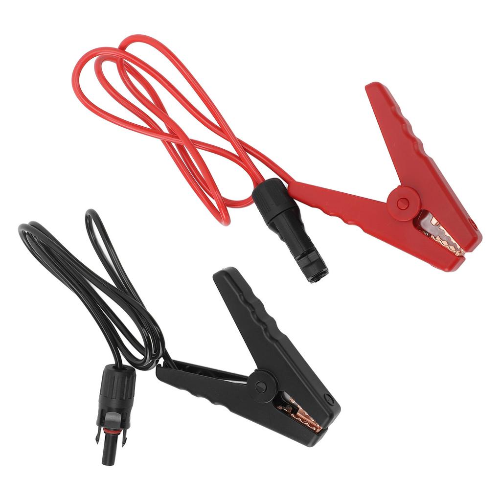 2 шт. Зажим для аккумулятора на солнечной энергии 12AWG Кабель-удлинитель с быстрым разъемом Зажим для зарядки аккумулятора