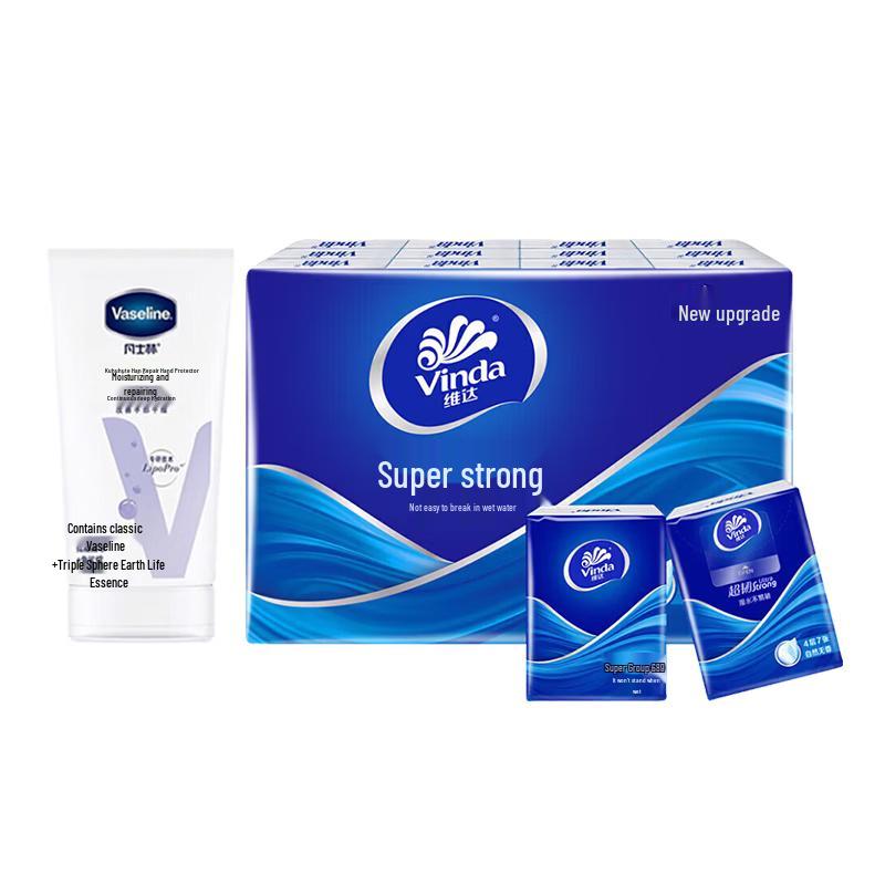 Vaseline Интенсивно ухаживающий крем для рук с салфетками Vinda