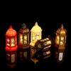 Стиль Марокко EID Mubarak Светодиодный Свет Европейский Ретро Минималистичный Дизайн Светодиодный Фонарь Свет Звезда Форма Луны Подсвечник Лампа