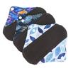 Sanitary Pads Reusable Wahsable Bamboo Charcoal Cloth Leakproof Sanitary Napkins for Women S