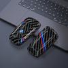 LFRNN1 Car Sticker ABS Carbon Fiber Car Key Case Cover For BMW 1 2 3 4 5 6 7 Series X1 X3 X4 X5 X6 X7 F10 F20 F30 G20 G30 G01 F15 F16 G