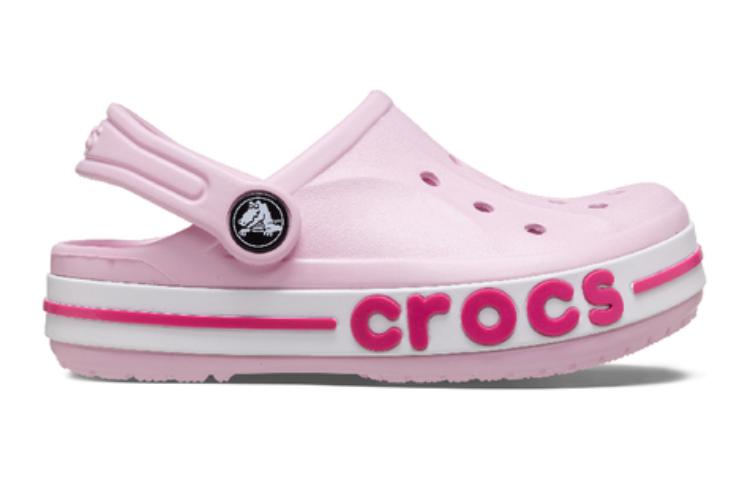 Crocs Сандалии для детей Bayaband, нескользящие и дышащие, розовые, Детские, 207019-6TG