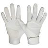 CUTTERS Batting Gloves B444S Power Control Solid Baseball Softball S White 4.0 Two-Handed