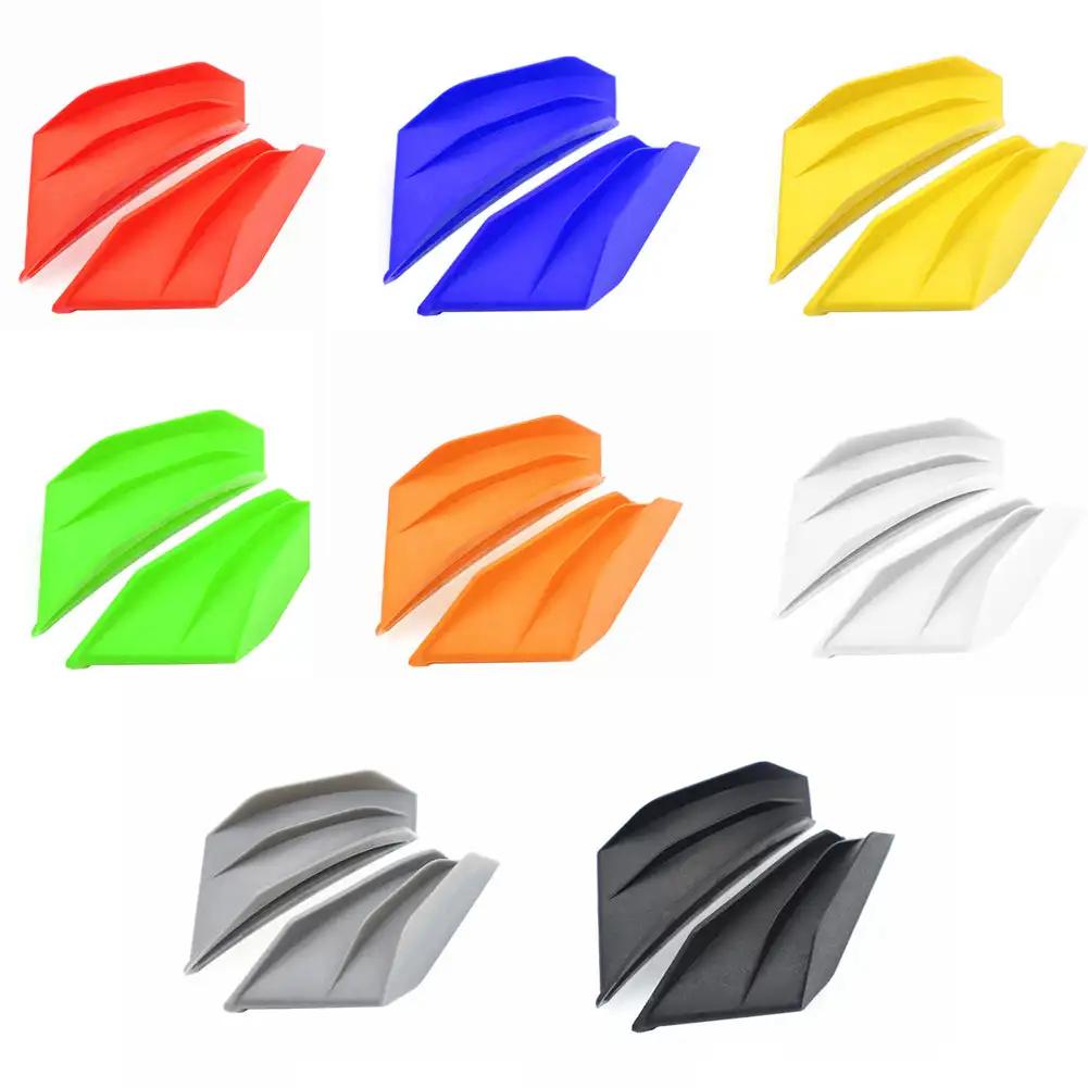 2 шт. спойлер для мотоцикла, крыло, аэродинамическое боковое крыло, плавник, спойлер для Suzuki Honda Yamaha SMAX155 Kawasaki Unviersal