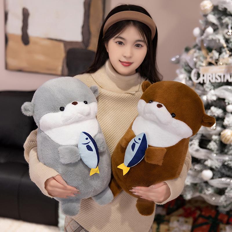 Милая мягкая кукла-выдра плюшевая игрушка милая кукла Мизусе детская успокаивающая подушка кукла-девочка