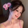 Pearl Flower Hair Clip Cute Cloth Butterfly Orchid Orchid Flower Hairpin Duckbill Clip Korean Style Girl Hair Clip