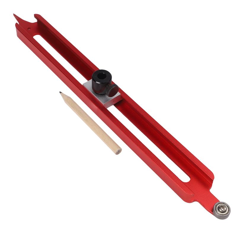 Aluminum Alloy Contour Gauge Tool for Accurate Scribing Features Adjustable Tightness and Pen Holder for Markers