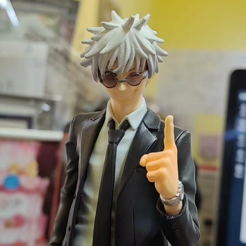 В наличии 1-2 шт. Jujutsu Kaisen ДИОРАМА Сатору Годжо Гето Сугуру Костюм См. Аниме Фигурка Модель Игрушки в Коробке Статуэтка Подарок на День Рождения