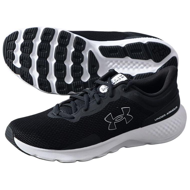 Under Armour Charged Escape 4 Удобные Универсальные Низкие Повседневные Кроссовки для Бега Мужские Кроссовки Черные 3028234-002
