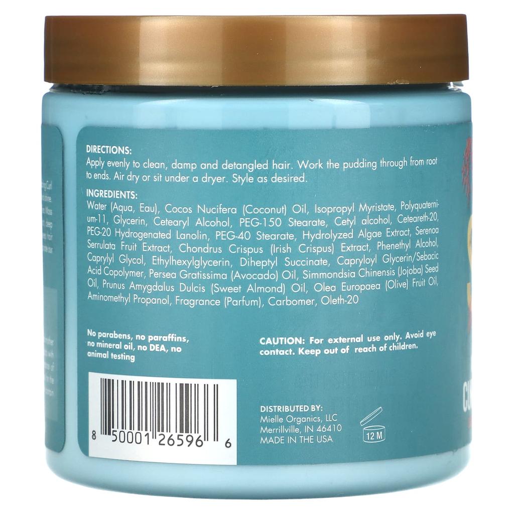 Mielle Anti-Shedding Curl Pudding, Sea Moss Blend, 8 Oz (227 G)