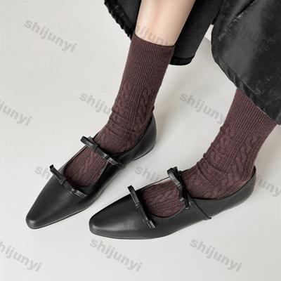 Туфли-лодочки Мэри Джейн для женщин на толстом каблуке с круглым носком на мягкой подошве Одинарные туфли Женские серебристые из мягкой кожи Балетки Большой размер 42