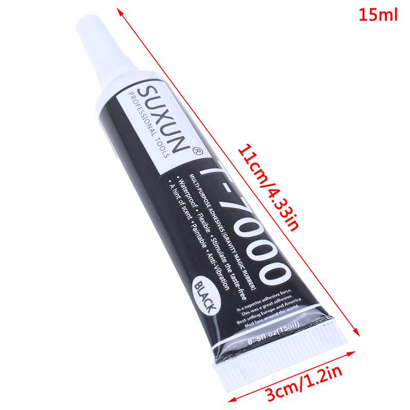 15Ml T-7000 Black Glue Mobile Phone Metal Screen Frame Repair Diamond Adhesive