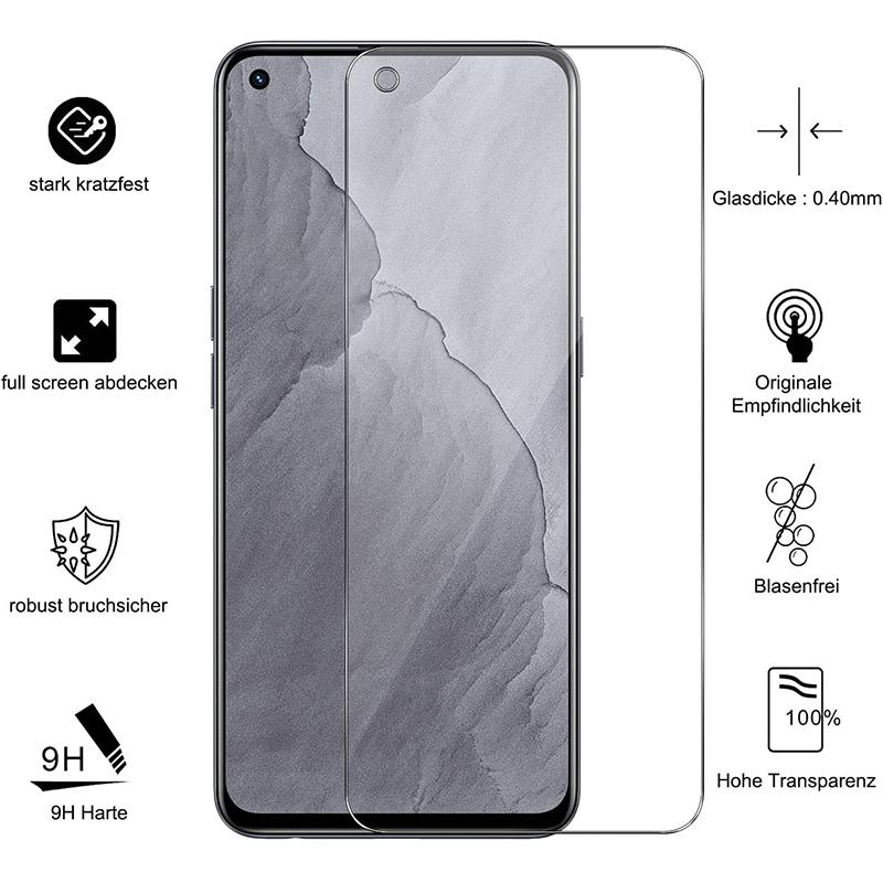 2 шт. закаленное стекло для OPPO Realme 8 4G 5G 8Pro Pro Realme 9 8i 9i 6 6i 7 GT NEO 2 10 Narzo 30 50 50A 30A Защитная пленка для экрана