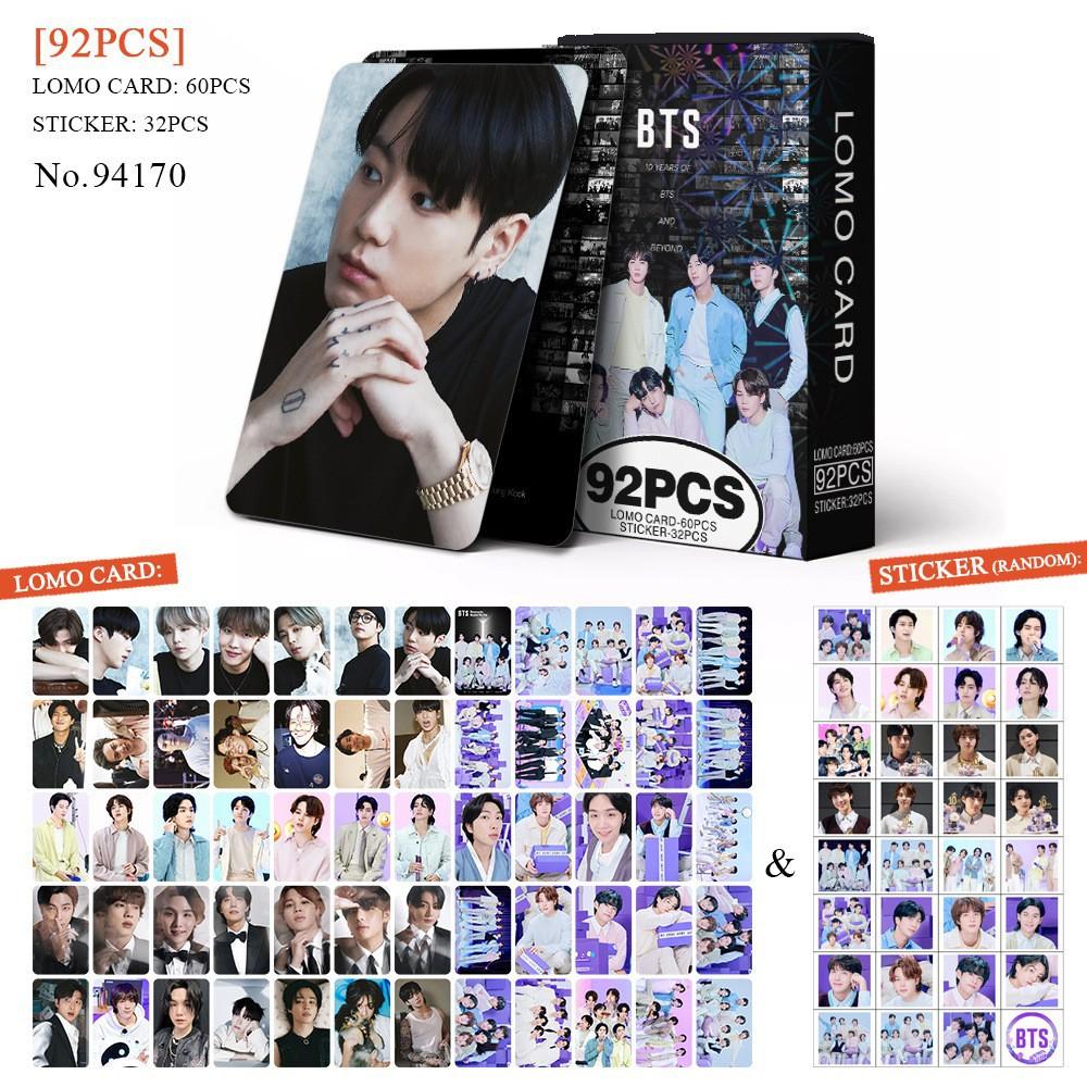 92 BT BTS photo album JK SUGA star KPOP peripheral LOMO photo card