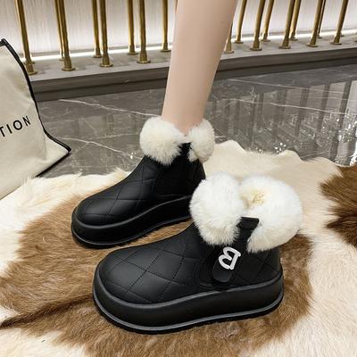Зимняя мода с мягкими короткими ботинками Зимние ботинки для женщин