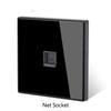 Glass Touch Switch Tempered Crystal Panel 1/2/3/4 Gang Wall Light Switches Sensitive LED Backlight Metal Push Button 110V 220V 3